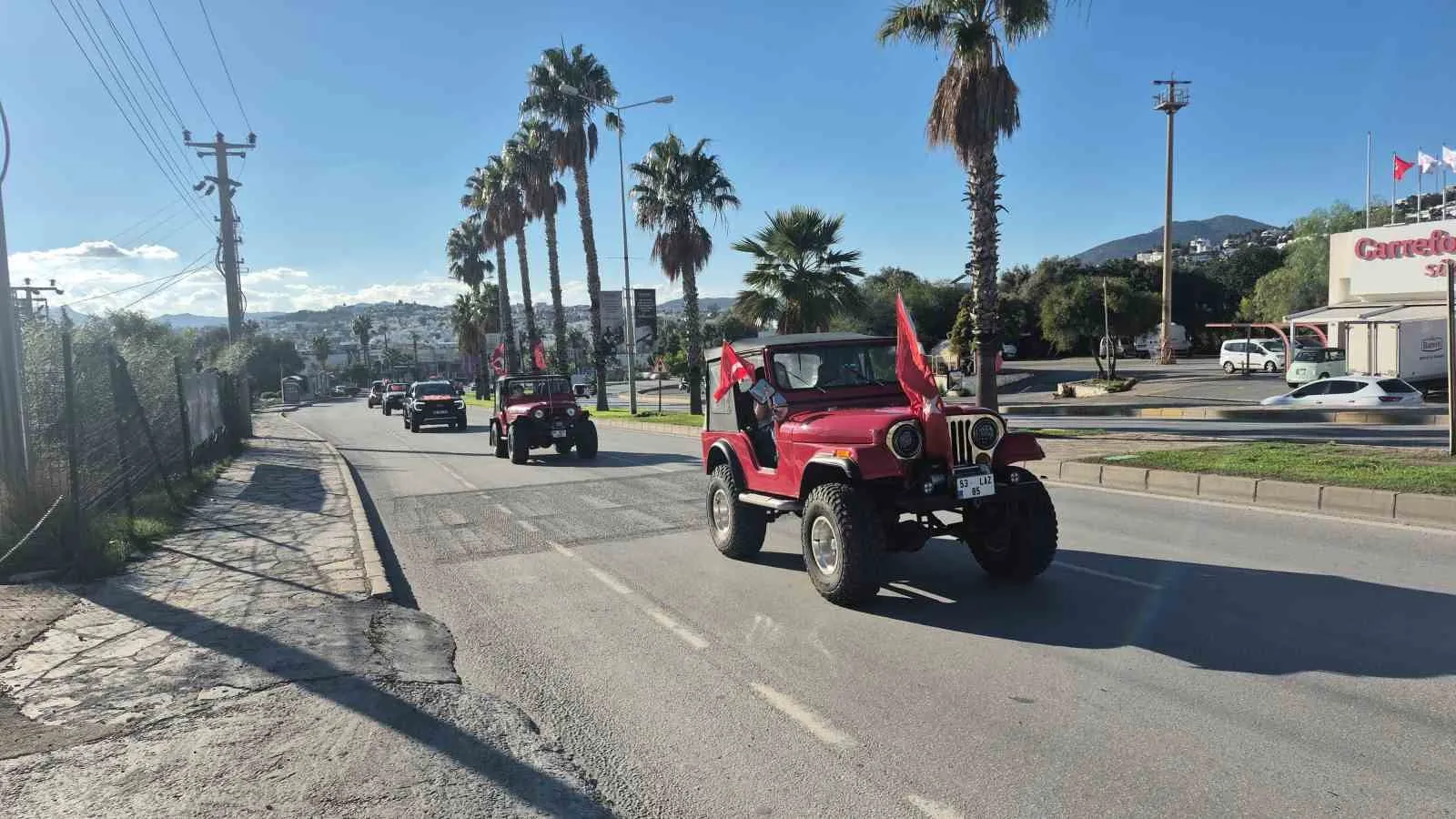 Bodrum’da arazi araçlarıyla bayram kutlaması - 6