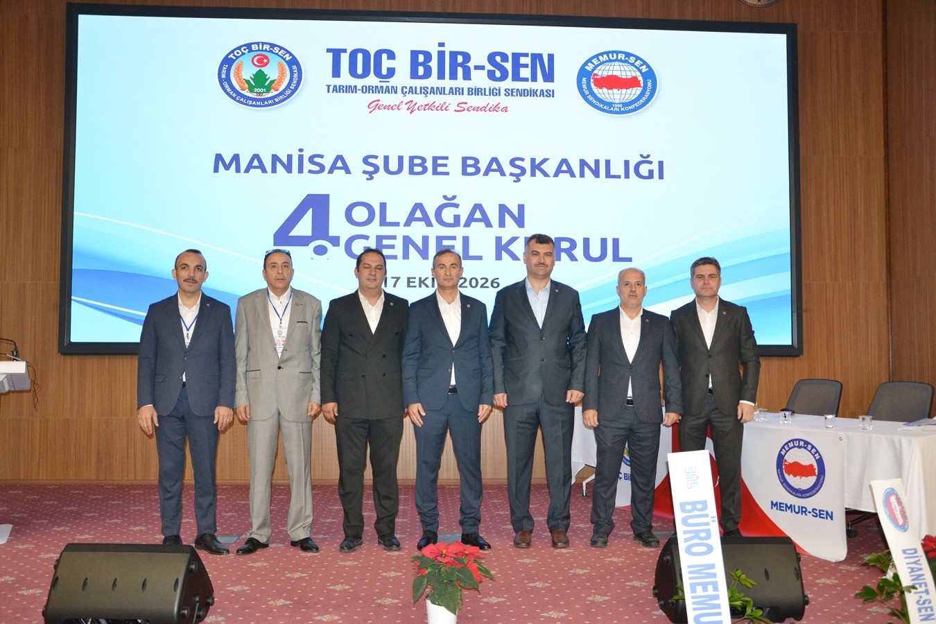 TOÇ Bir-Sen Manisa’da Uğur Bayil güven tazeledi