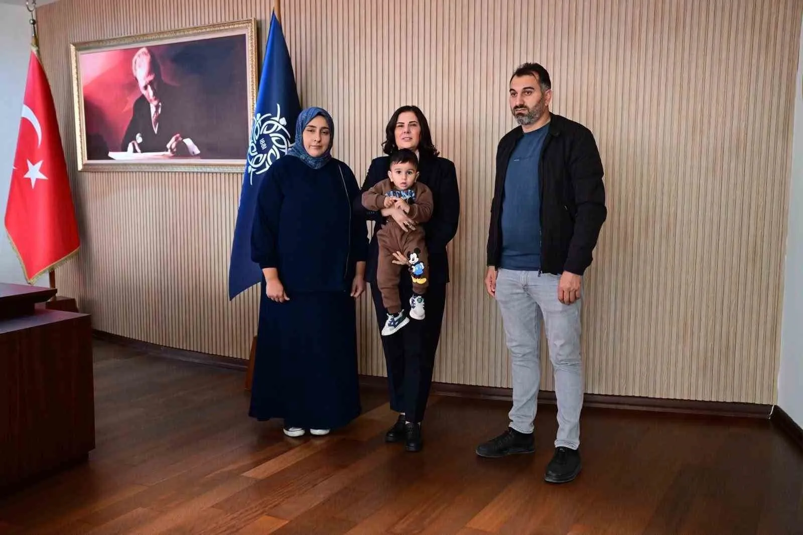 Başkan Çerçioğlu kas hastası minik Muhammed için destek istedi