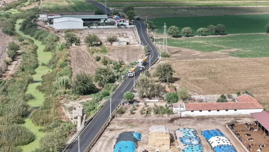 Milas’ta 5,8 kilometrelik yol çalışması tamamlandı - 2