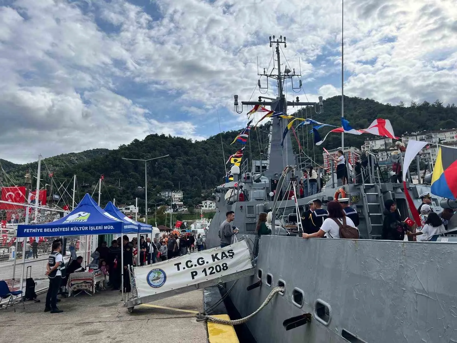 TCG Kaş Gemisi 29 Ekim’de Fethiye Limanı’nda Ziyarete Açıldı