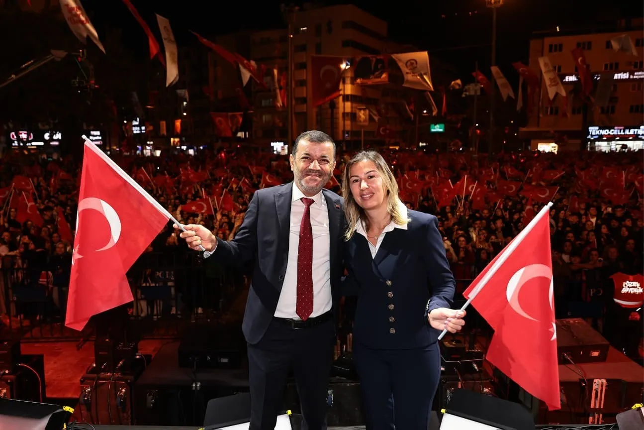 Binlerce Denizlili Cumhuriyet için yürüdü - 6