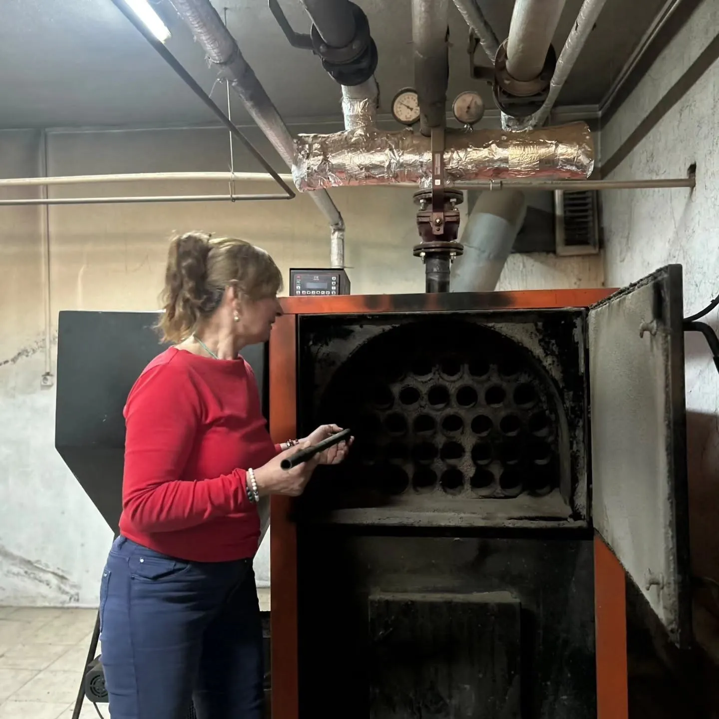 Sultanhisar’da kalorifer ateşçiliği kursiyerlerine uygulamalı eğitim - 2
