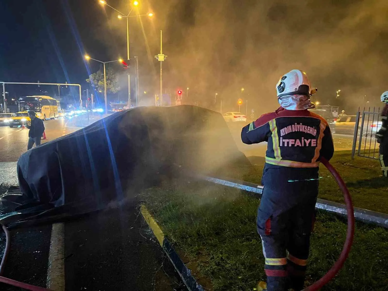 Elektrikli araç yangınlarına karşı Aydın Büyükşehir itfaiyesinden özel donanım - 3