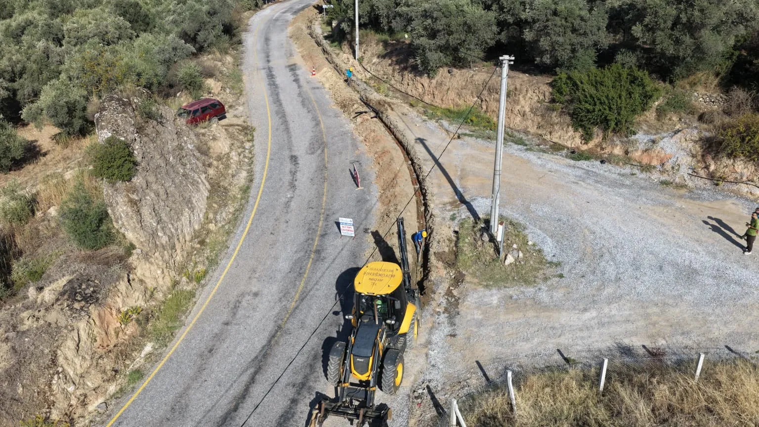 Sultanhisar’da kaynak suyu hatları yenileniyor - 4