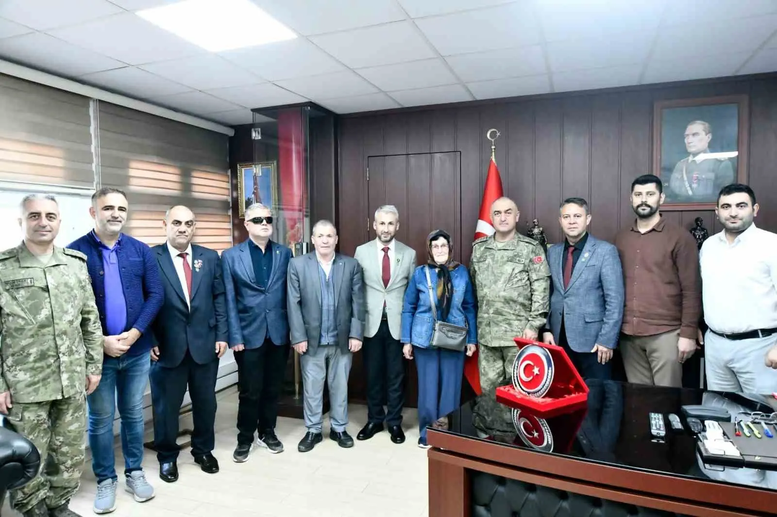 Şehit aileleri ve gazilerden Albay Altınok’a anlamlı ziyaret
