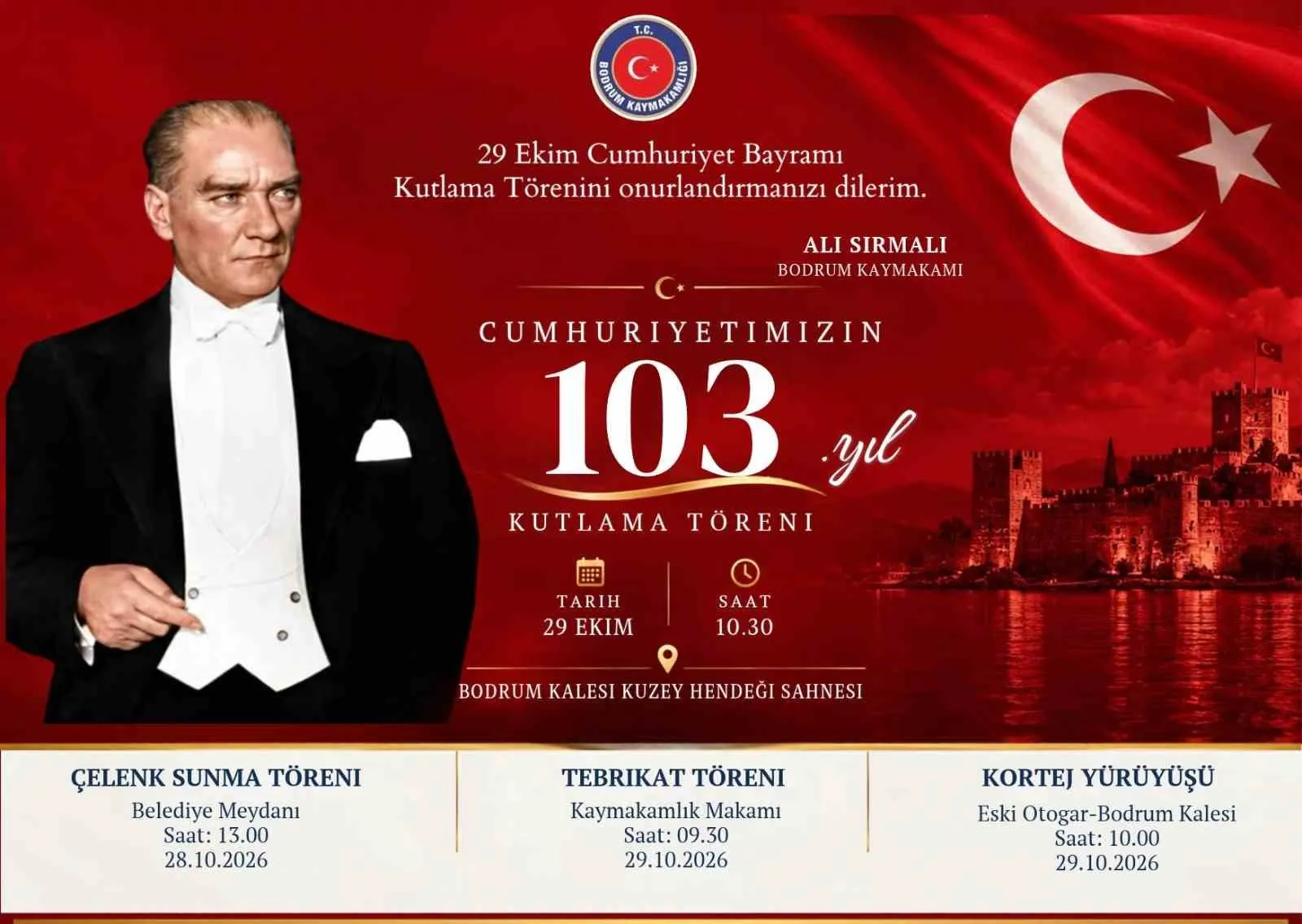 Bodrum’da Cumhuriyet Bayramı hazırlıkları tamamlandı - 2