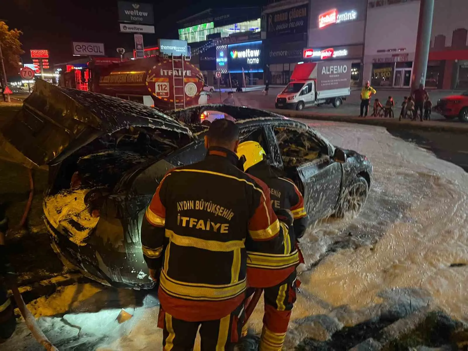 Elektrikli araç yangınlarına karşı Aydın Büyükşehir itfaiyesinden özel donanım - 5