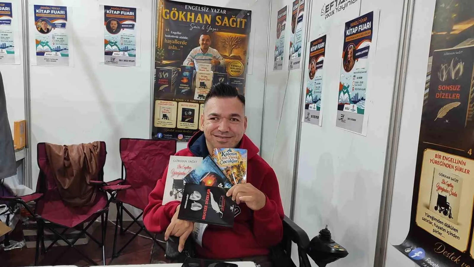 Engelsiz Yazar kitap fuarında okurlarıyla buluştu - 3