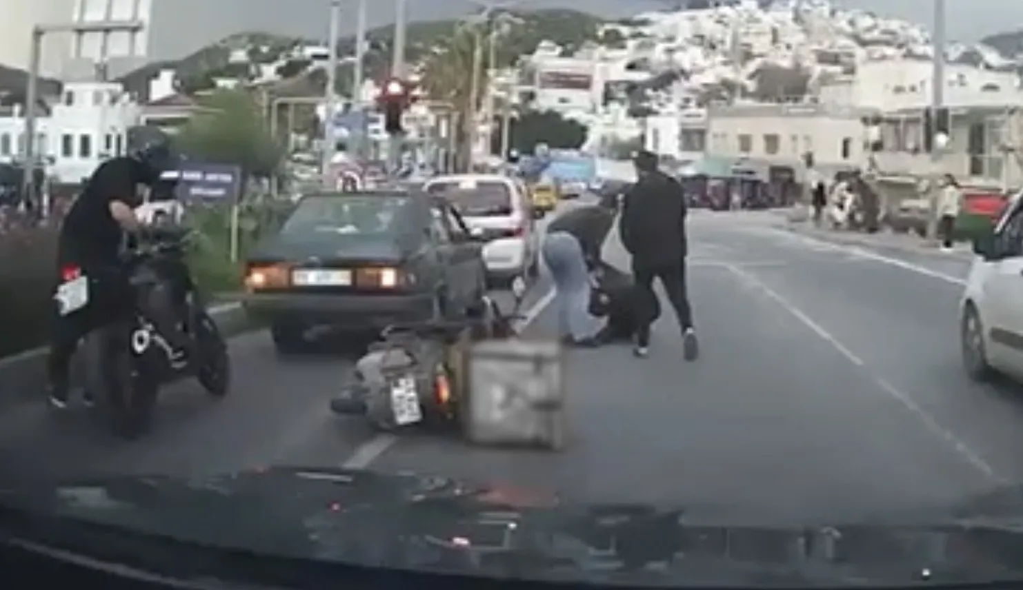 Bodrum’da kuryeyi yol ortasında darbettiler, 360 bin TL ceza yediler