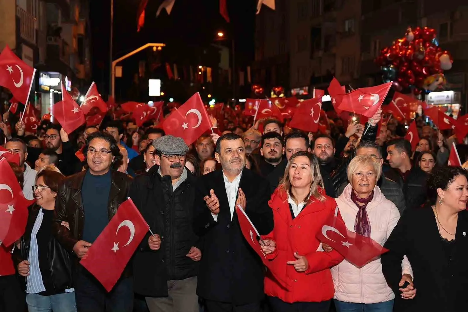 Binlerce Denizlili Cumhuriyet için yürüdü - 7