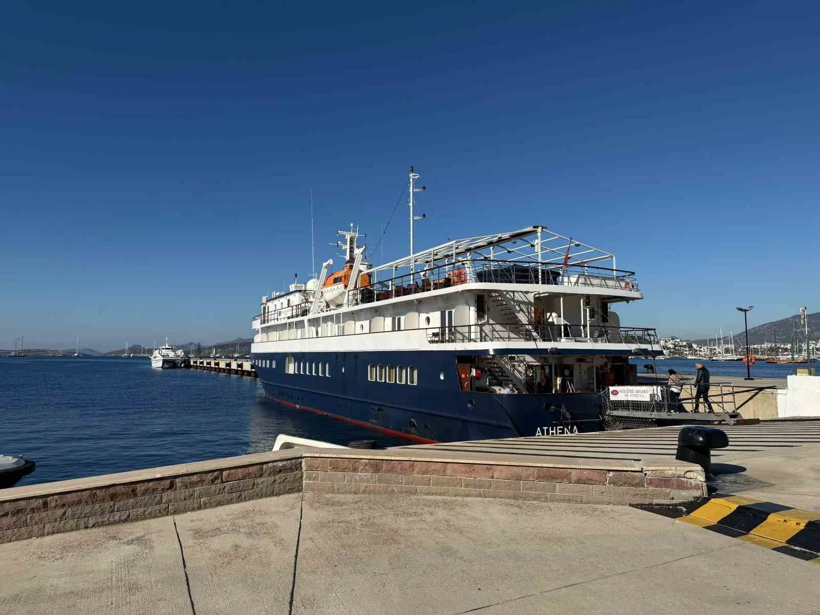 Bodrum’a Athena kruvaziyeriyle 46 turist geldi - 2