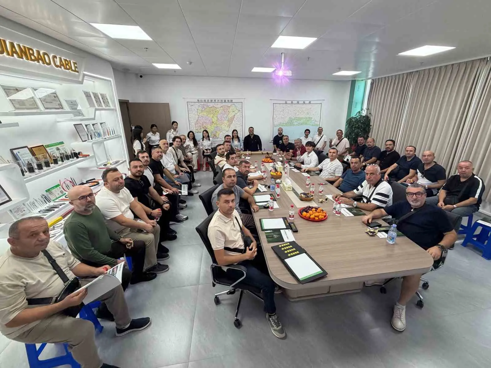 DTO heyeti Çin’de kablo fabrikasını inceledi - 3