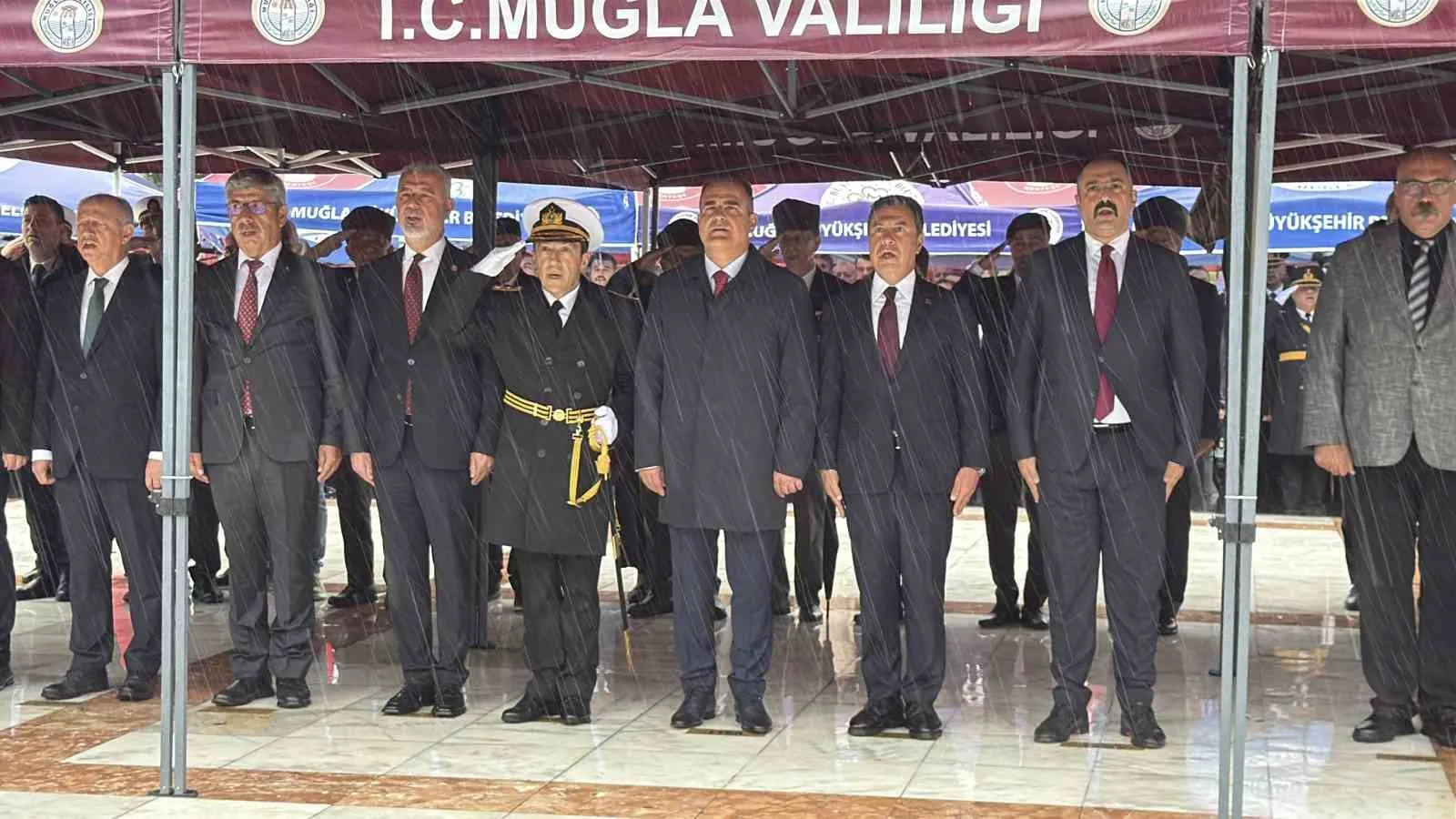 Muğla’da Cumhuriyet Bayramı çelenk sunma töreni düzenlendi - 5