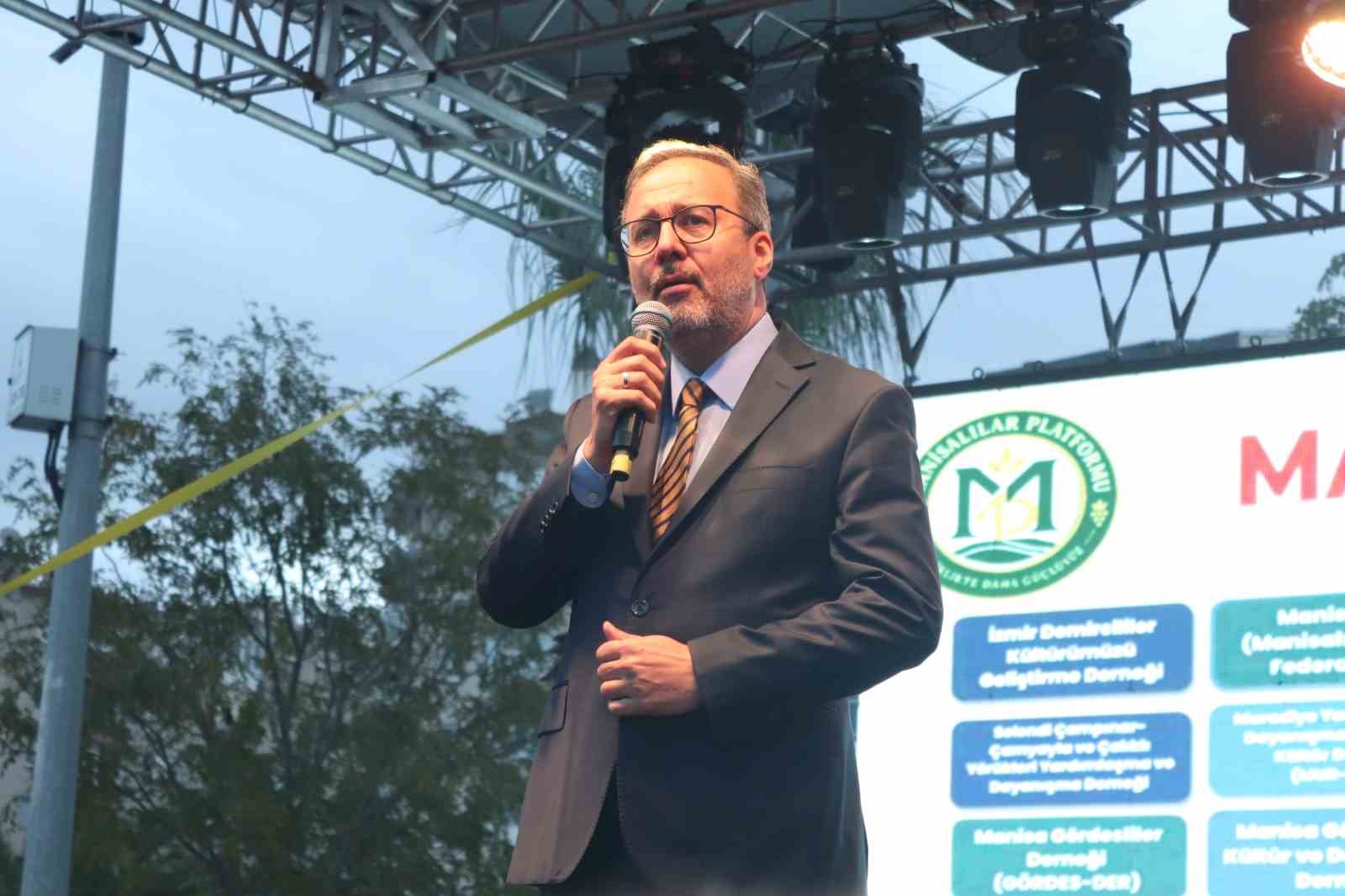 Kasapoğlu’ndan, Manisa Kültür ve Sanat Festivali’nde birlik mesajı