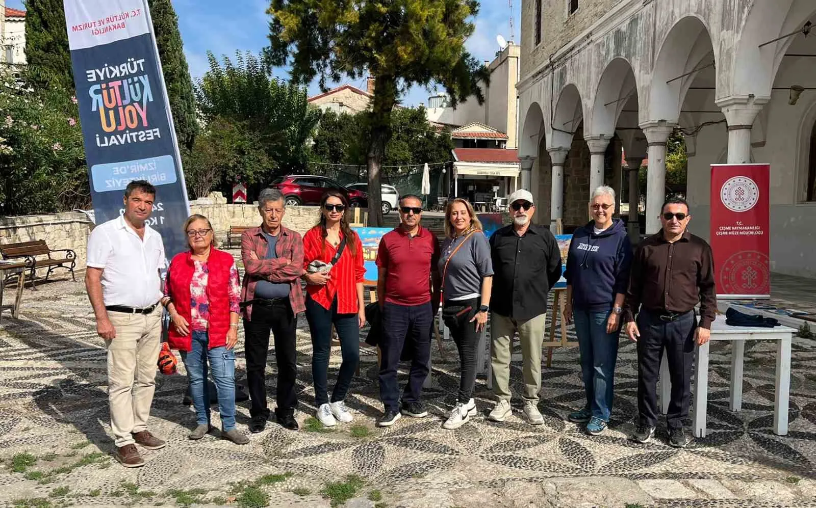 Çeşme’nin tarihi dokusu 9 sanatçının tuvalinde hayat buldu - 2