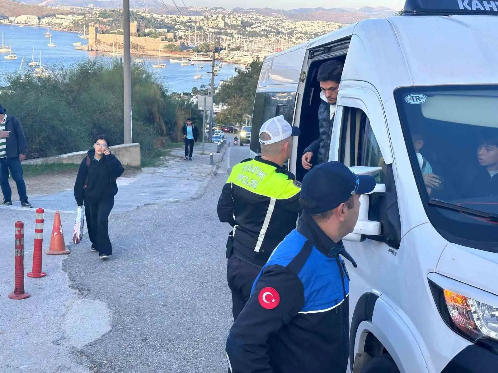 Bodrum’da okul servislerinde sıkı denetim
