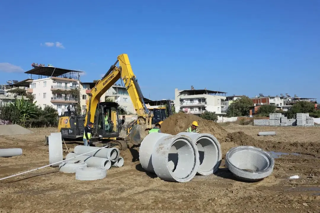 İncirliova Sandıklı Mahallesi’nde altyapı çalışmaları sürüyor - 3