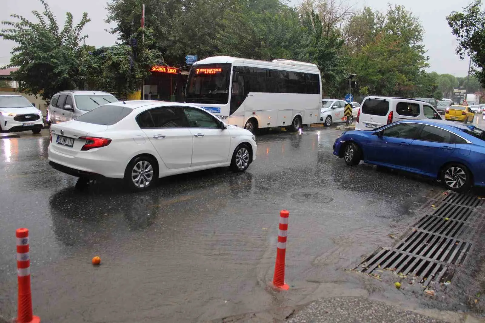 Aydın’da sağanak yağış başladı - 3