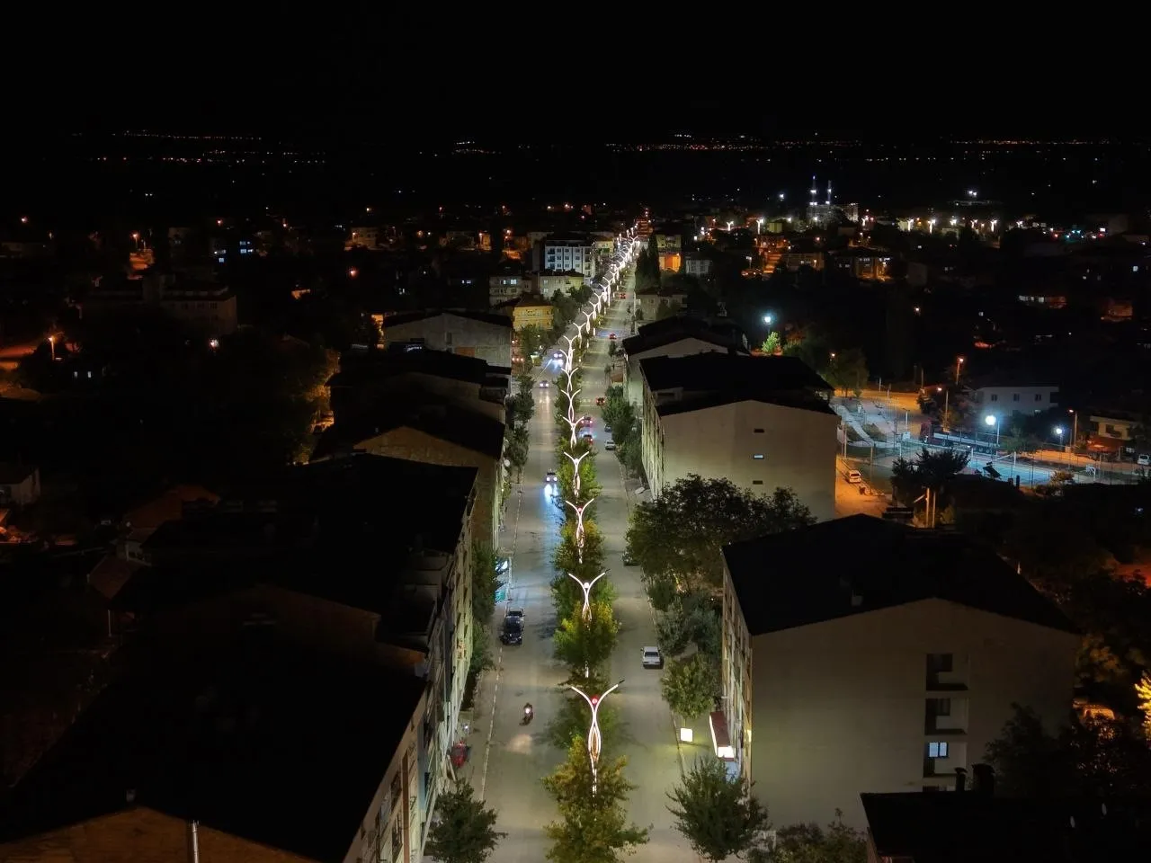 Denizli Büyükşehir, 10 kilometrelik hat ve 247 yeni direkle şehrin güzelliğine güzellik kattı - 3