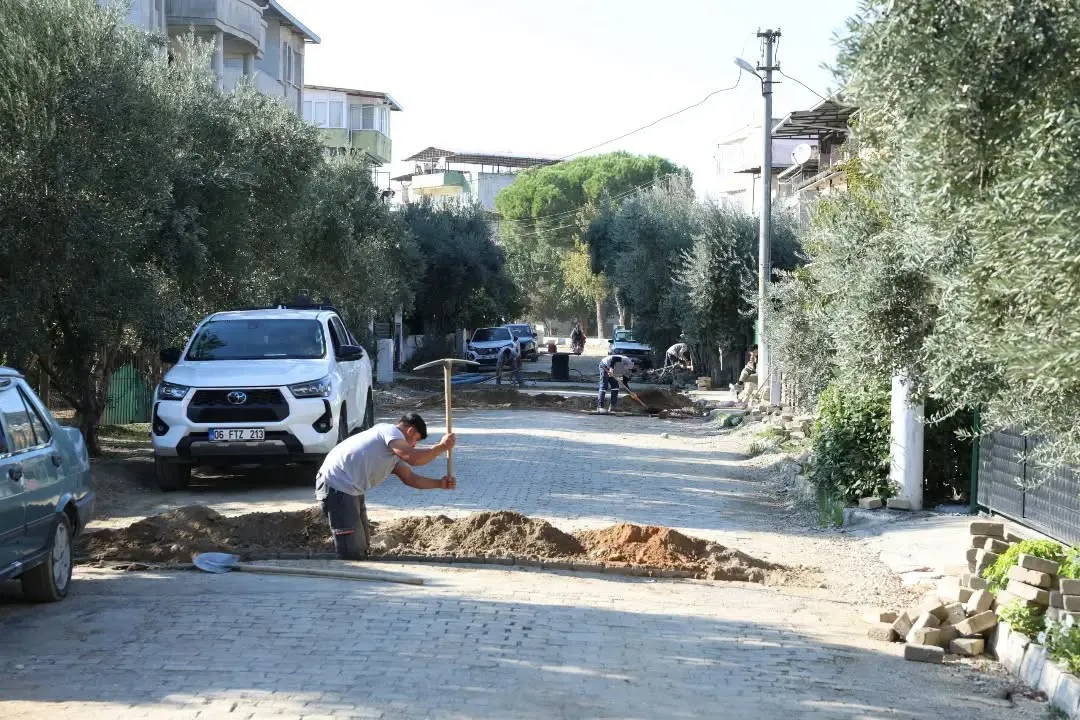 İncirliova Sandıklı Mahallesi’nde altyapı çalışmaları sürüyor - 2