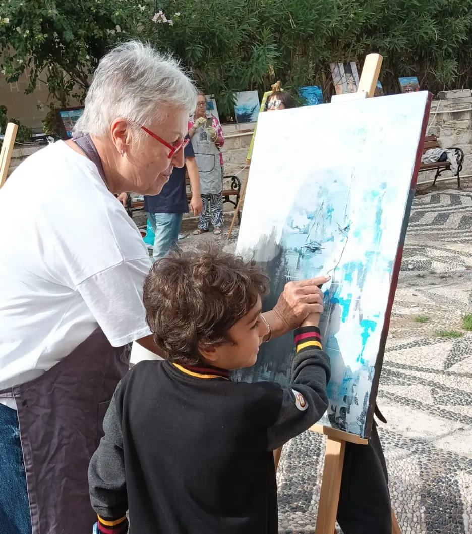 Çeşme’nin tarihi dokusu 9 sanatçının tuvalinde hayat buldu - 4
