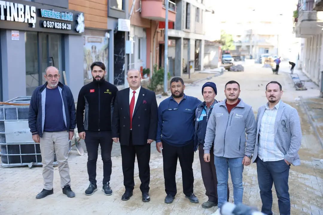 İncirliova’da yol çalışmaları sürüyor