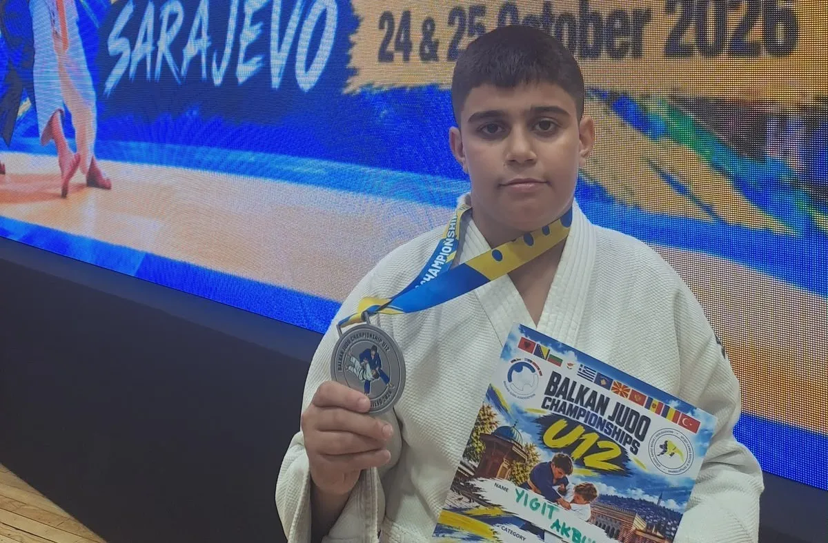 Yiğit Akbulut’tan judoda Balkan ikinciliği