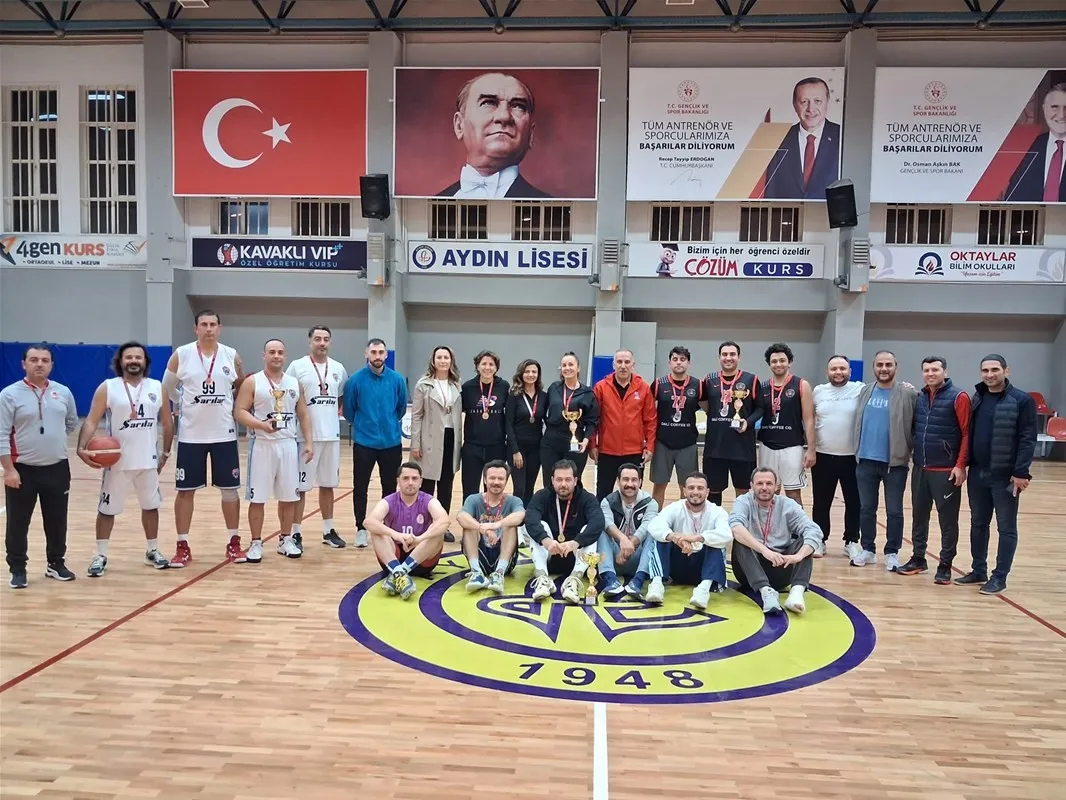 Aydın’da kamu çalışanları basketbol turnuvasında buluştu